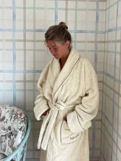 Robes>Djerf Avenue Bath Robe Creamy Oat
