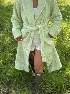 Robes>Djerf Avenue Bath Robe Green