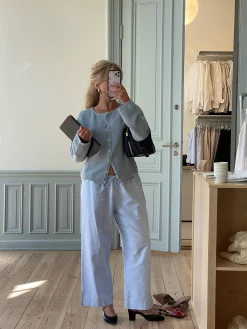 Pants>Djerf Avenue Breezy Ankle Pants Blue