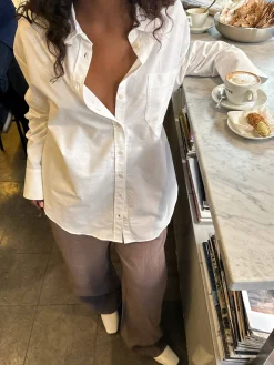 Shirts & Blouses|Sets>Djerf Avenue Breezy Classic Shirt White