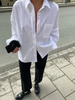 Shirts & Blouses>Djerf Avenue Breezy Shirt White