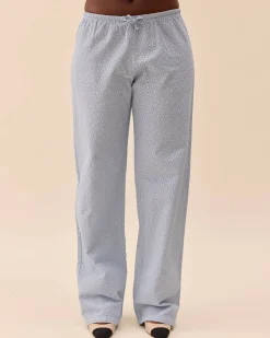 Pants>Djerf Avenue Broderie Pants Airy Blue - Tall