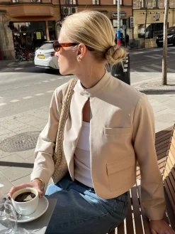 Blazers & Jackets|Sets>Djerf Avenue Day-to-day Jacket Cream