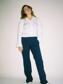 Pants>Djerf Avenue Day-to-day Pants Deep Blue - Tall
