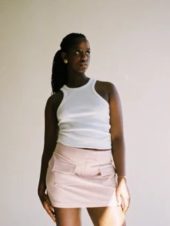 Dresses & Skirts>Djerf Avenue Day-to-day Skirt Blush