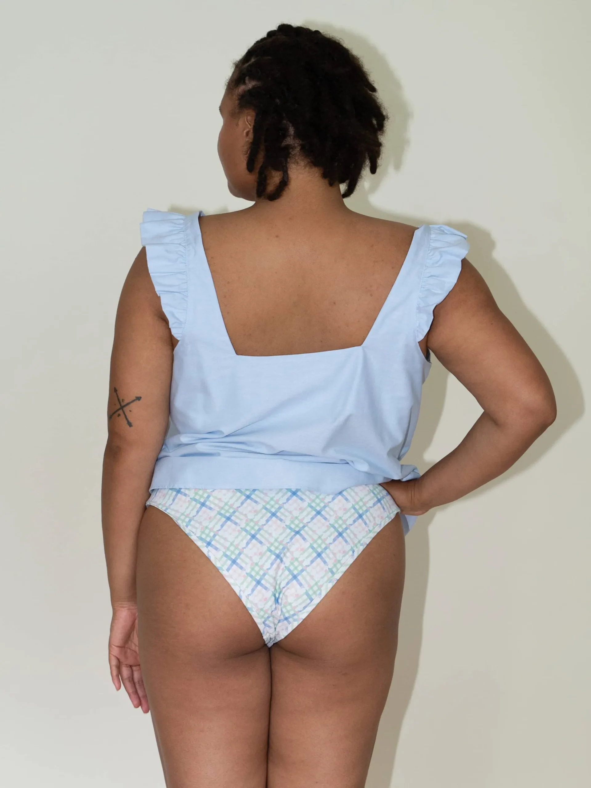 Swimwear>Djerf Avenue Dove Bikini Bottom Cottage Meadow