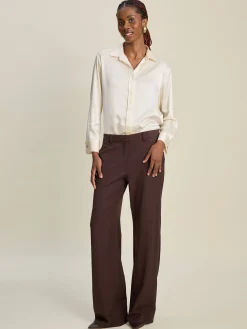 Pants>Djerf Avenue Everyday Pants Brown - Tall