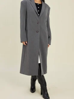 Blazers & Jackets>Djerf Avenue Forever Coat Grey