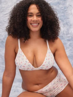 Underwear>Djerf Avenue Go Close Triangle Bralette Summer Berries