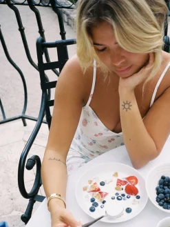 Pjs>Djerf Avenue Go Slow Dress Summer Berries
