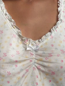 Pjs>Djerf Avenue Go Slow Frill Camisole Summer Field
