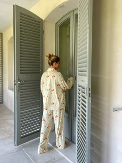 Pjs>Djerf Avenue Go Slow Pants Fruit