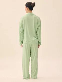 Pjs>Djerf Avenue Go Slow Pants Pistachio