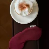 Lounge Accessories|Headbands & Hair Accessories>Djerf Avenue Go Slow Sleeping Mask Burgundy