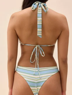 Swimwear>Djerf Avenue Halter Neck Bikini Top Slushy Popsicle