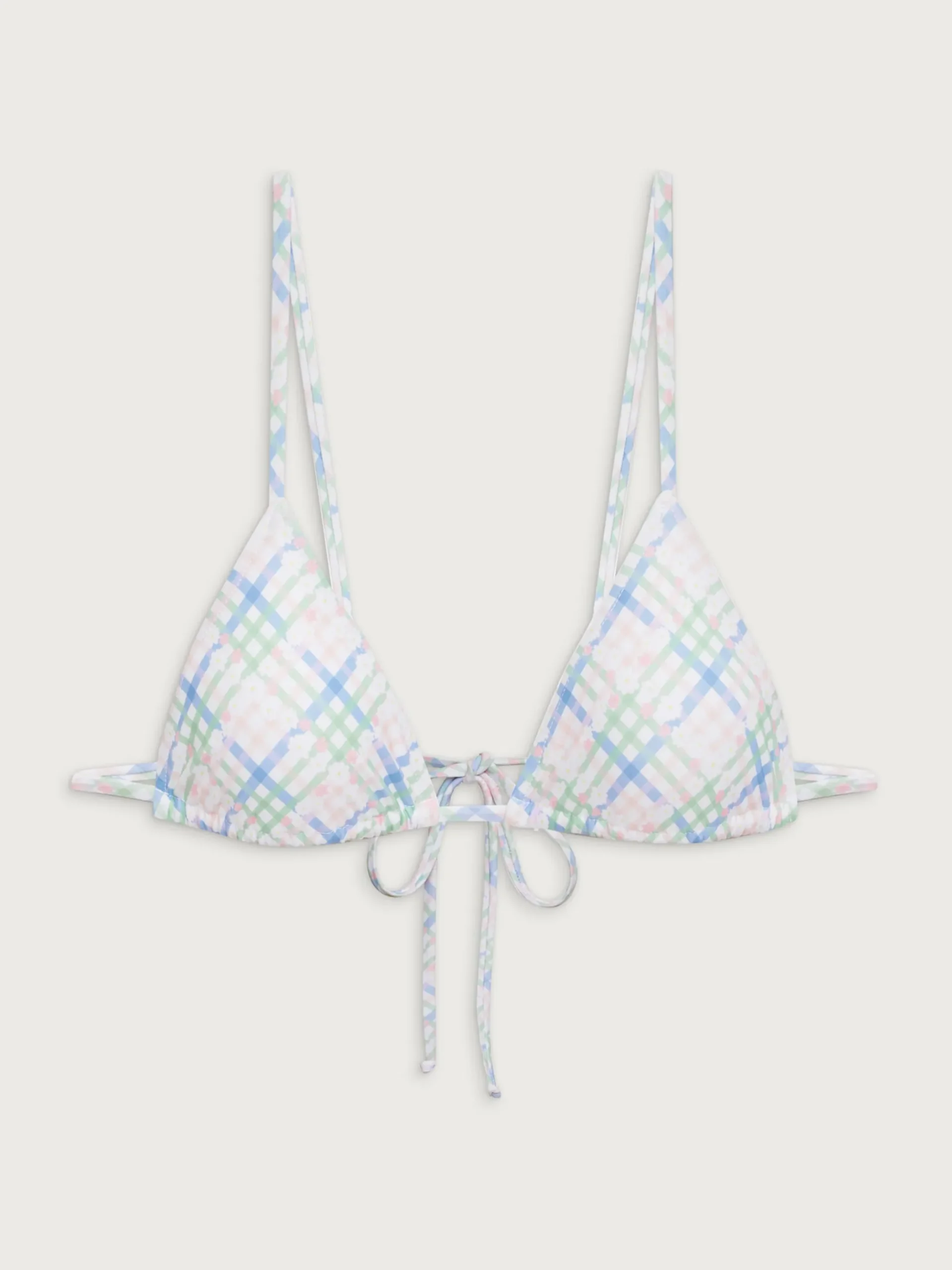 Swimwear>Djerf Avenue Lumia Bikini Top Cottage Meadow