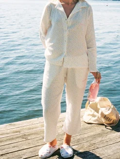 Pjs>Djerf Avenue Muslin Pants Summer Field