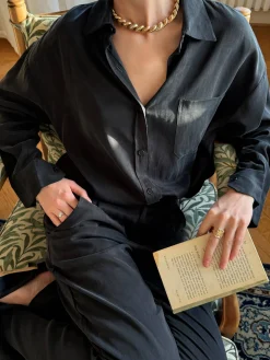 Shirts & Blouses|Sets>Djerf Avenue On The Go Shirt Ash