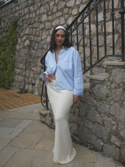 Dresses & Skirts|Knitwear>Djerf Avenue Principessa Skirt Cream