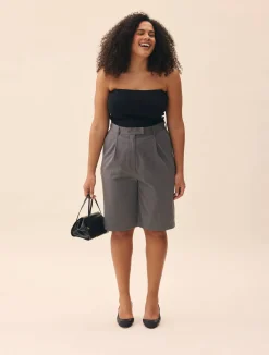 Shorts>Djerf Avenue Remake Favorite Shorts Grey