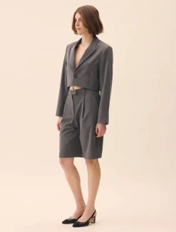 Shorts>Djerf Avenue Remake Favorite Shorts Grey