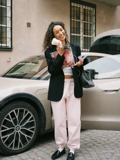 Sets|Sweats>Djerf Avenue Staple Sweatpants Baby pink
