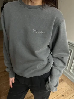 T-Shirts & Tops|Sweaters>Djerf Avenue Staple Sweatshirt Washed Grey