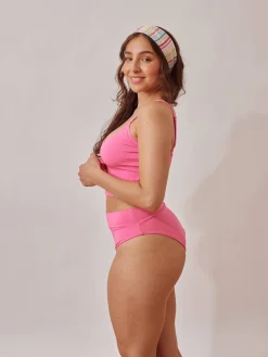 Swimwear>Djerf Avenue Tankini Top Guava