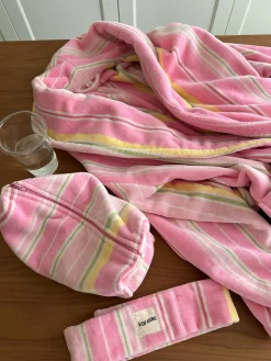Lounge Accessories|Headbands & Hair Accessories>Djerf Avenue Terry Headband Gelato Stripe