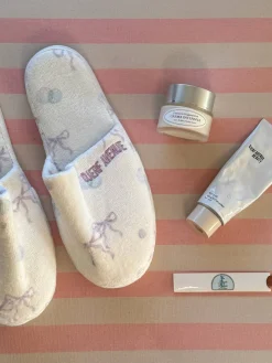 Lounge Accessories>Djerf Avenue Terry Slippers Bubble Bliss