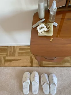 Lounge Accessories>Djerf Avenue Terry Slippers Bubble Bliss
