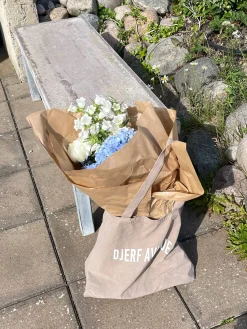 Headbands & Hair Accessories|Tote Bags>Djerf Avenue Tote Bag Oat