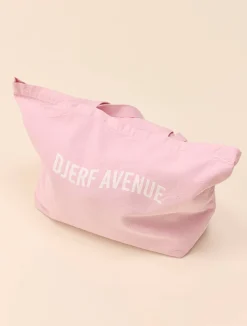 Headbands & Hair Accessories|Tote Bags>Djerf Avenue Tote Bag Pink