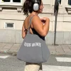 Headbands & Hair Accessories|Tote Bags>Djerf Avenue Tote Bag Washed Out Black